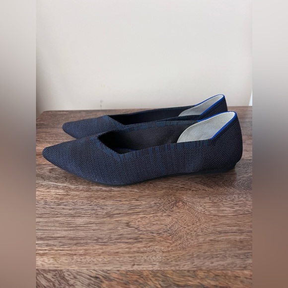 Rothy’s The Point Maritime Navy Blue Flats Women’s Size 9 - Picture 5 of 11